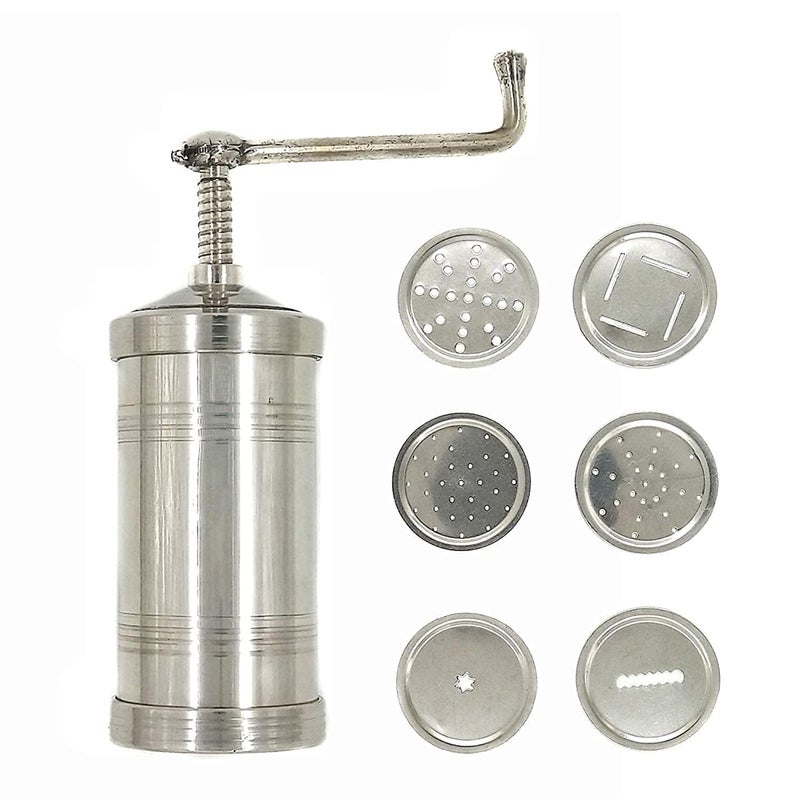 SHOPSIDEX Stainless Steel Kitchen PressNoodlesMurukku nool puttu bhujia Chakli MakerIdiyappam PressMurukku Machinefor Sev NamkeenNoodlesMaggi - Image 1