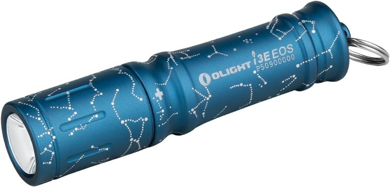 OLIGHT i3E EOS Pocket Torch - 90 Lumens EDC Flashlight, Compact Keychain LED Mini Torch (Astral Cobalt) - Image 1