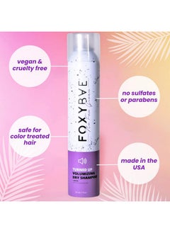 FoxyBae FoxyBae Turned Up Dry Shampoo Spray - Dry Shampoo for Women with Biotin for Hair Growth - Volumizing, Refreshing & Non-Toxic - 7 Fl Oz  - Image 2