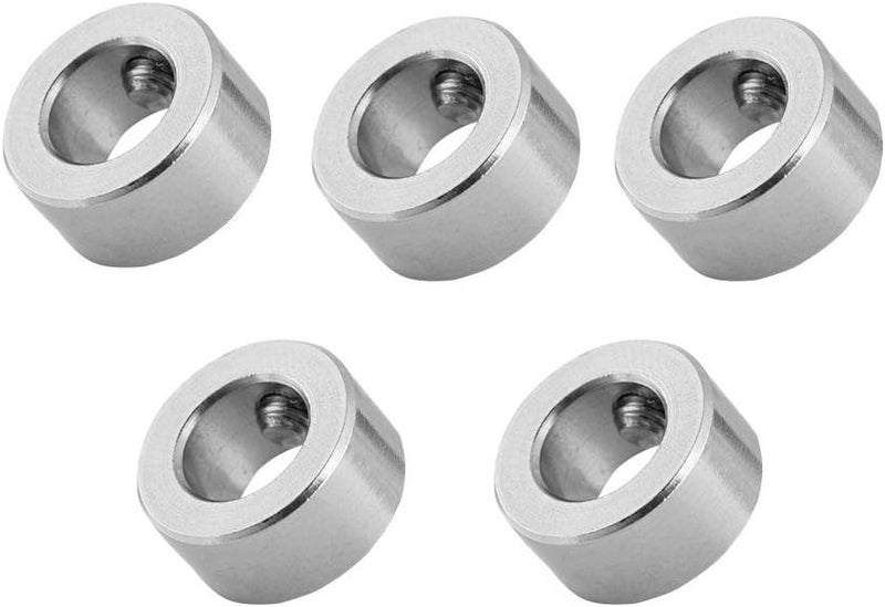 klarako 100% 5 Pcs 8mm Shaft Lock Collar T8 Lead Screw Lock Ring Stainless Steel Isolation for 3D Printer - Image 1