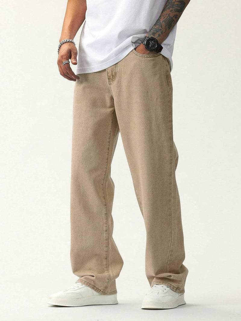 JVX Jeans for Men || MenJeans || MenJeans Pants || DenimJeans (NJJ-05) (in, Numeric, 34, Khakhi) - Image 2