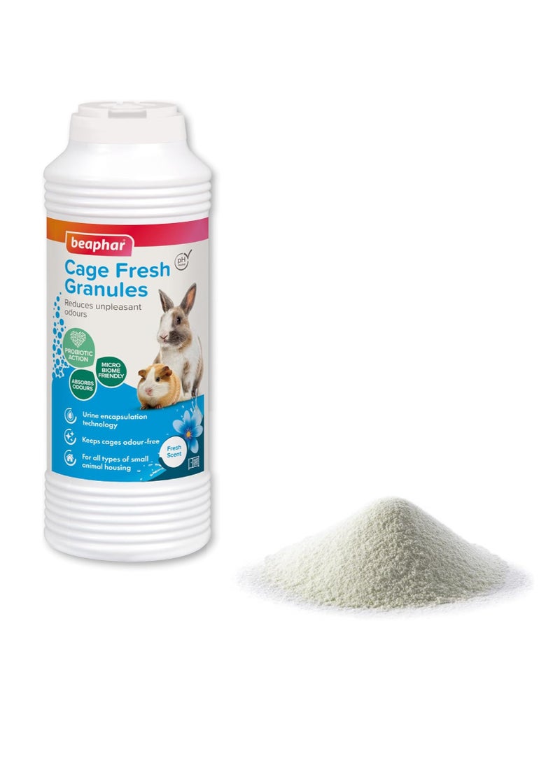 بيفار حبيبات Cage Fresh لأقفاص الحيوانات والأقفاص تمتص الروائح وتحافظ على الأقفاص طازجة لفترة أطول وتستخدم البروبيوتيك لاحتجاز الروائح وتدميرها برائحة منعشة 600 جرام - Image 2