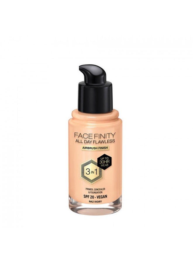 Max Factor - Facefinity 3-In-1 All Day Flawless Liquid Foundation - Image 1