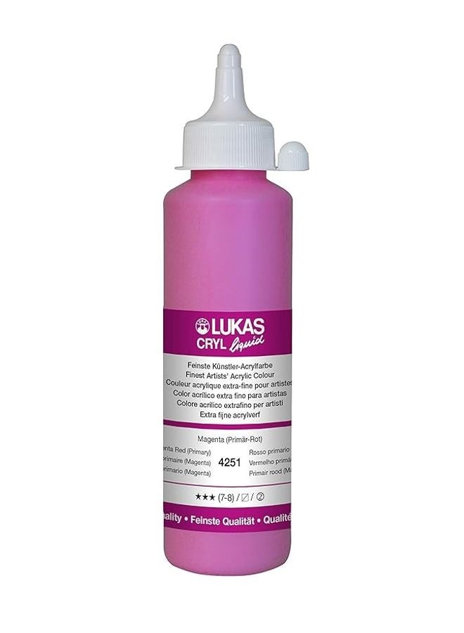 LUK CRYL LIQUID 250ML MAGENTA (PRIMARY)