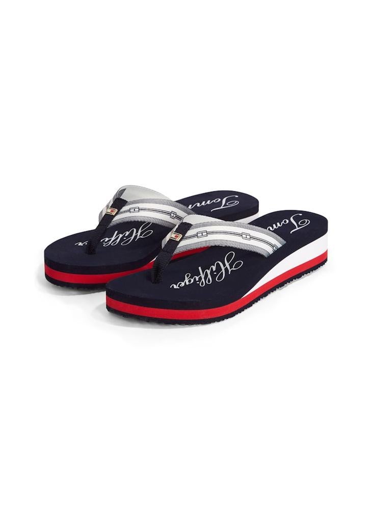 TOMMY HILFIGER - Multi Strap Flip Flop - Image 1