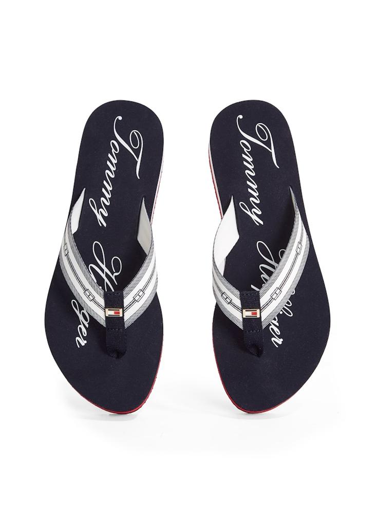 TOMMY HILFIGER - Multi Strap Flip Flop - Image 1