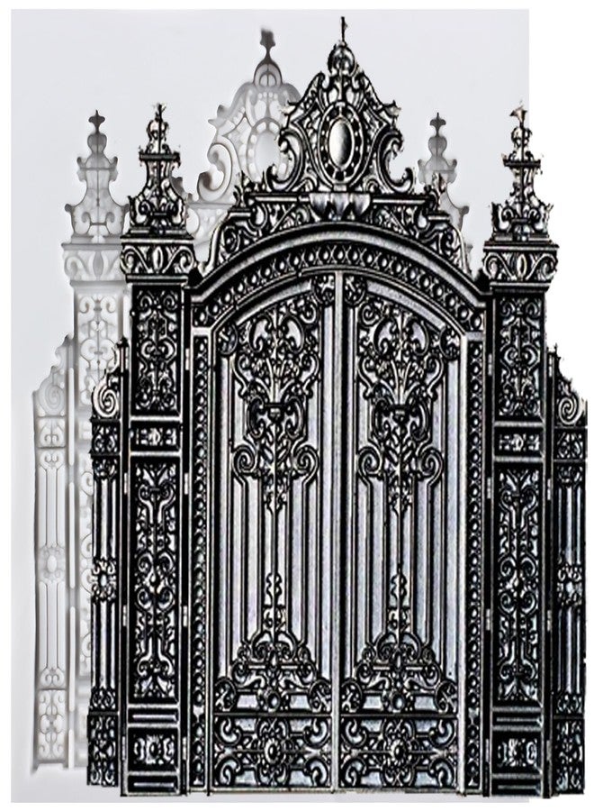 YANQINMS Castle Gate Silicone Molds Castle Fondant Mold For Cake Decorating Cupcake Topper Chocolate Gum Paste Candy Polymer Clay - Image 1