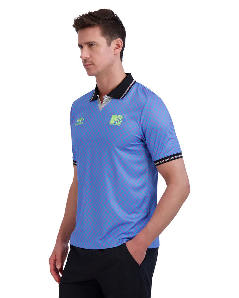 umbro قميص أمبرو × إم تي في، مالibu الأزرق/فيرى وren - Image 5