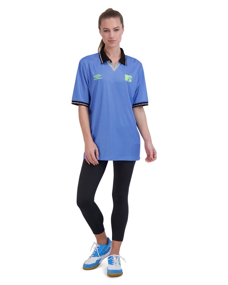 umbro قميص أمبرو × إم تي في، مالibu الأزرق/فيرى وren - Image 4