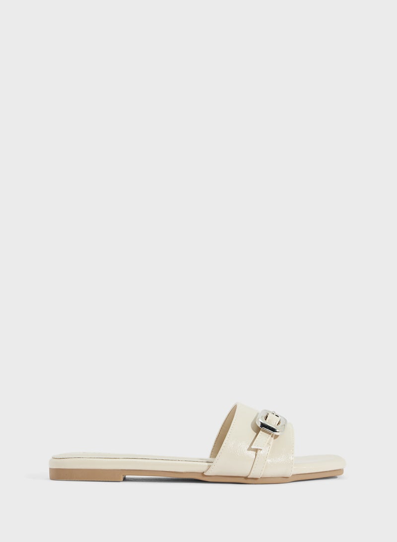 ELLA Flat Sandal With Buckle  - Image 1