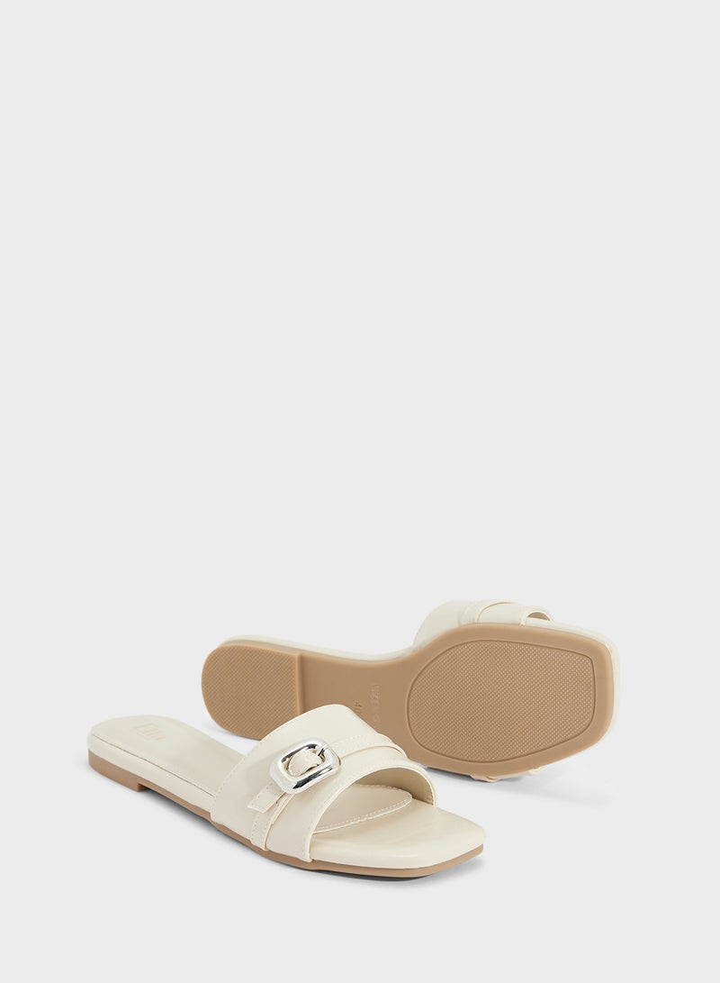ELLA Flat Sandal With Buckle  - Image 3