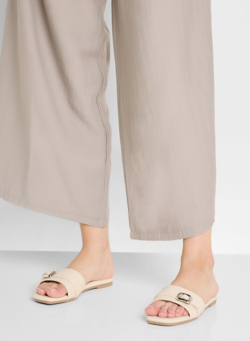 ELLA Flat Sandal With Buckle  - Image 5