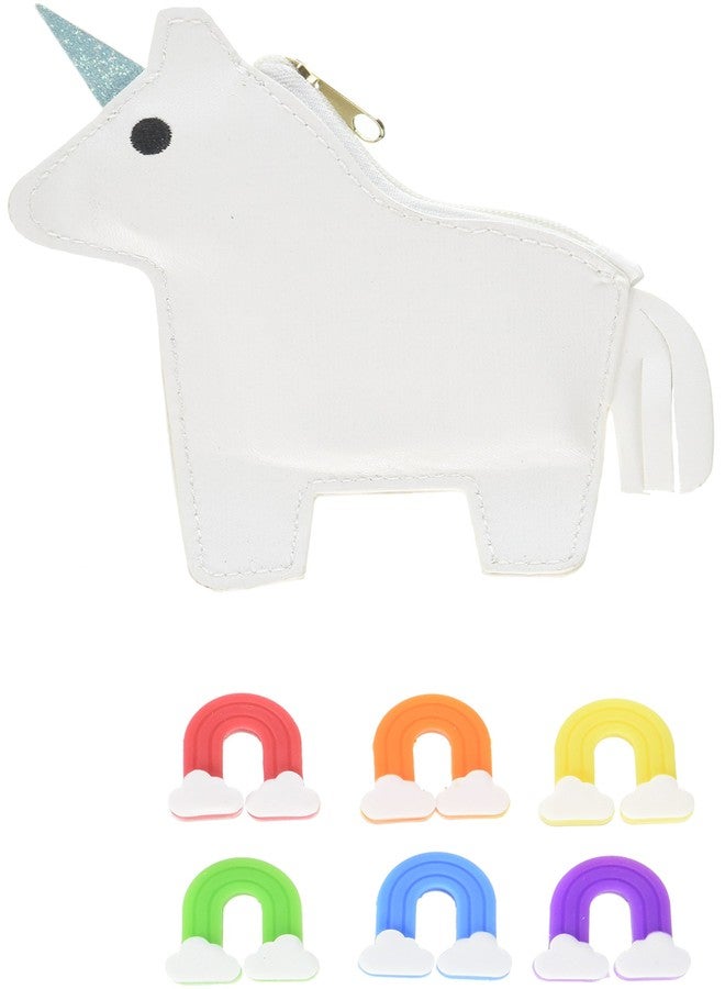 True Zoo TrueZoo 5719 Unicorn Pouch Filled With Rainbow Charms, Multicolor - Image 1