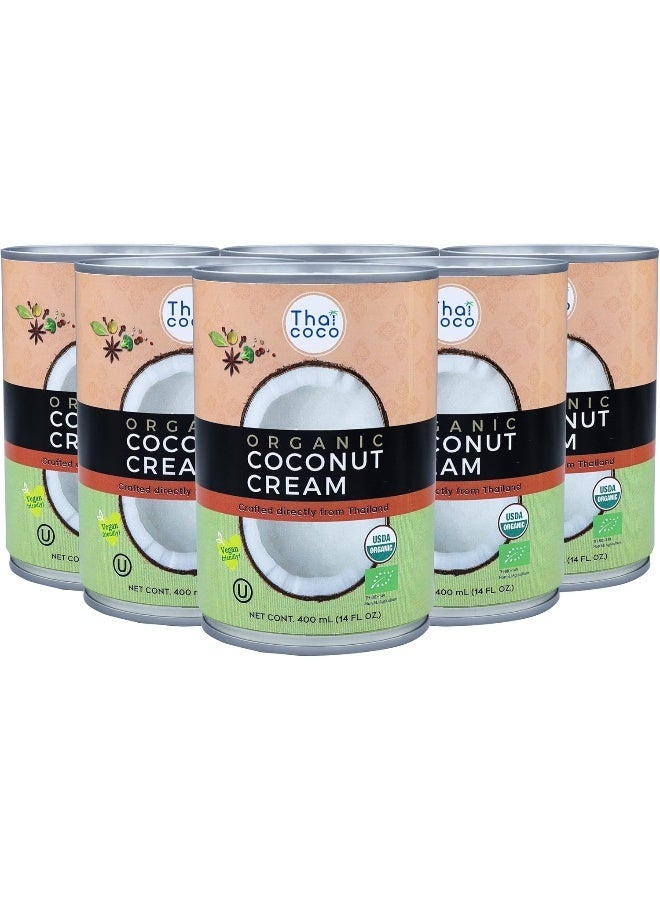 Thai Coco Organic Coconut Cream - Unsweetened - Image 1