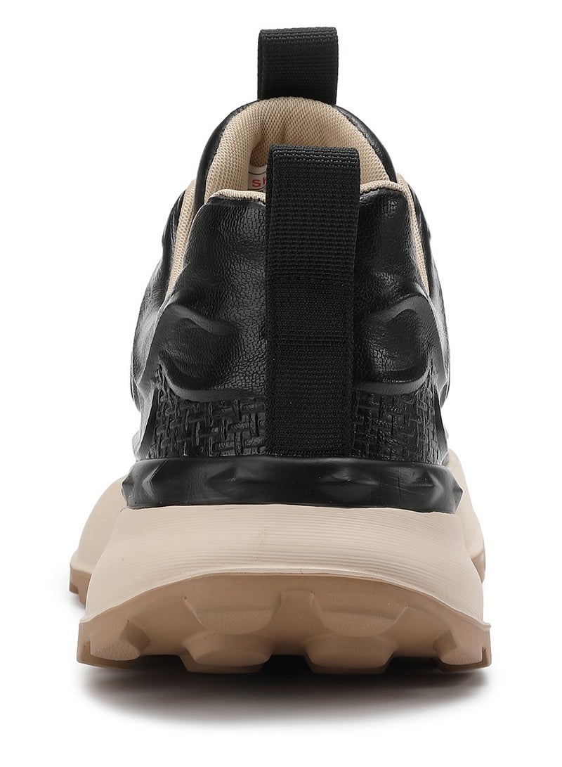 Sky View SKY VIEW Men Fashion Casual Shoes Mid Top Wide Hiking Sneakers Non-Slip Trekking Walking Shoes Running Shoes for Men with Arch Support  - Image 4