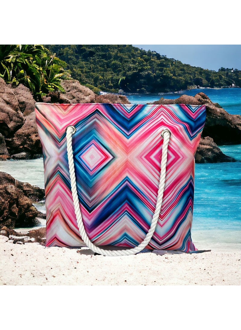 Ago Bag Fuchsia Ethnic Patterned Beach Bag - pzsku/Z5E3ED4A3A206532E8E68Z/45/_/1730571843/c11cdae2-3207-496e-9c49-704e2f4ced55