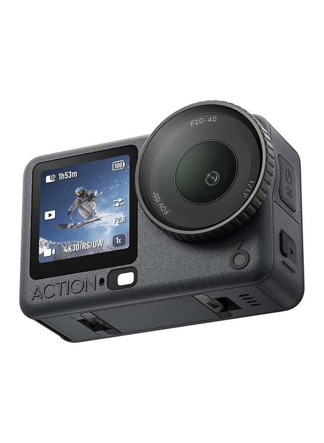 dji Osmo Action 6 Standard Combo, Action Camera With 1/1.1″ Square Sensor, Variable Aperture of f/2.0–f/4.0, Cold-Resistant, 4hrs Battery, Action Camera 4K Ideal for Quick Capture of Exciting Moments