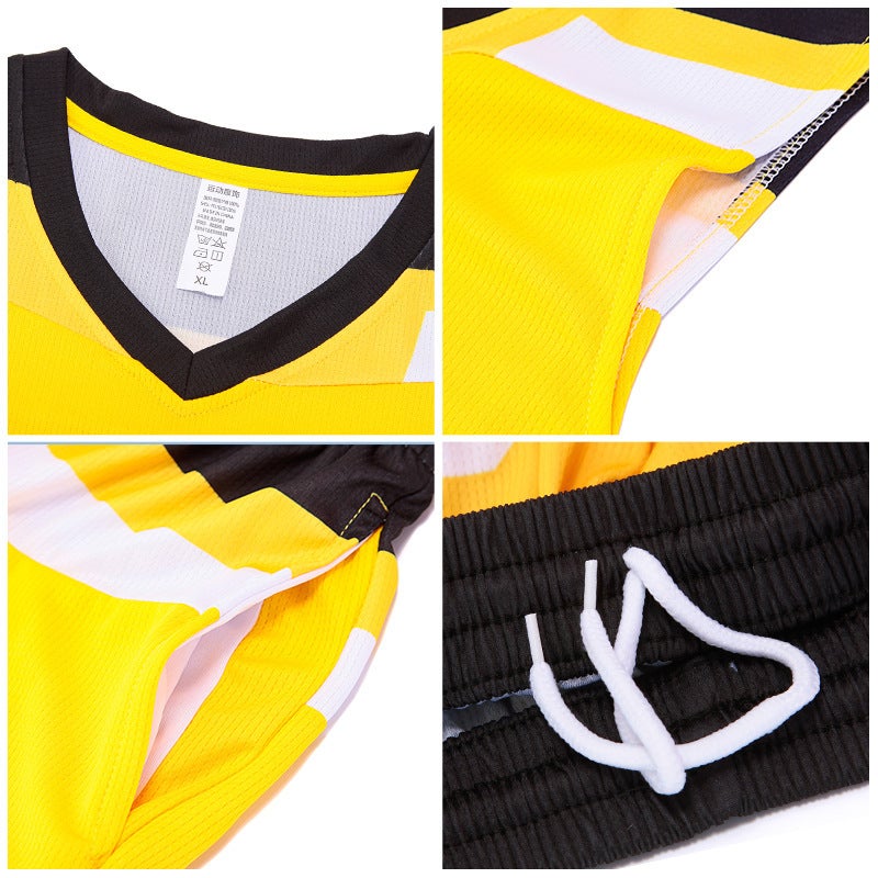Summer Basketball Uniform Suit Children'S Quick-Drying Game Jersey Adult Men'S Sports Training Uniform Student Female Campus Vest - Image 5