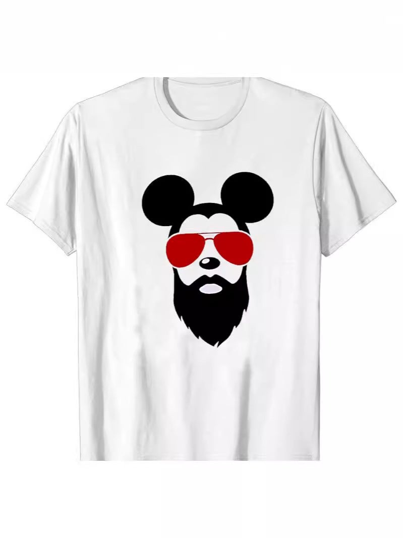 Cross-border European and American Shopping T-shirt Parent-child T-shirt Foreign Trade T-shirt Holiday T European and American Mickey Minnie Family Matching T-shirt - Image 3