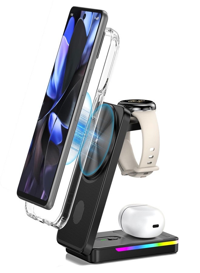 NeotrixQI Magnetic Charging Station for Google Pixel Watch 3/2 - Image 1
