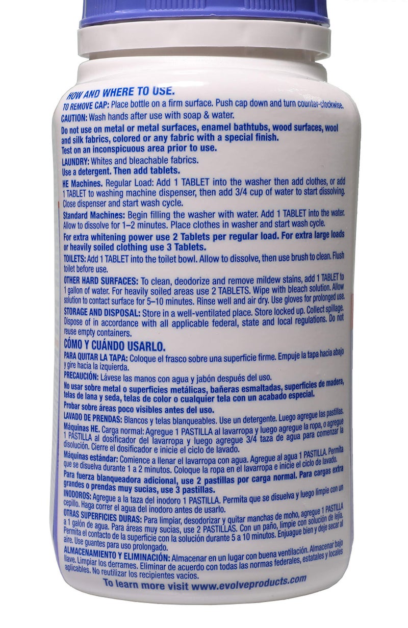 Evolve Concentrated Bleach Tablets - 32 ct Summer Lavender (2 pack) - Image 2