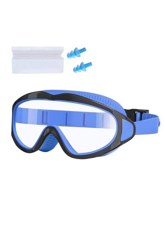 Generic LEFAFA Kids Swimming Goggles, Children's Swimming Goggles for Boys Girls 2-16 Years, Large Lens Anti Fog Watertight Comfortable Swim Goggles for Kids Children with Earplugs - Image 1
