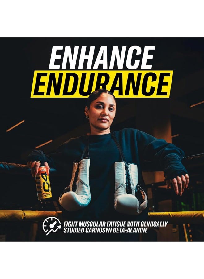 C4 Cellucor C4 Sport + Fitness Performance Energy Drink Carbonated Pre-Workout Performance Beverage with Beta-Alanine Zero Sugar, Orange Slice Flavor, 473ml Cans, Pack of 12 - Image 5