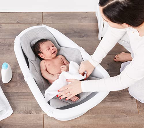 Regalo Baby Basics 3-in-1 Grow with Me Bath Tub, Award Winning Brand, Adjustable As Your Baby Grows, Includes Foam Padded Air Mesh Sling, Drying Hook, - Image 1