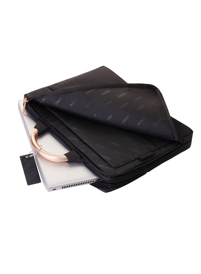 Lexon Business Ultra-Thin Laptop Bag For Women, Double-Layer Handbag, Notebook 15.6-Inch Briefcase - Image 3