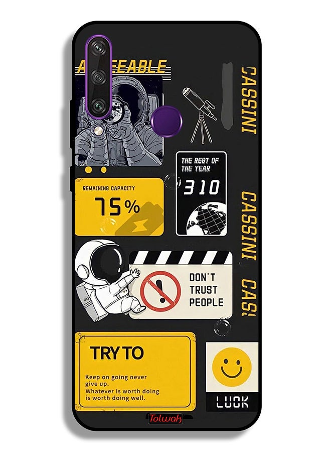 Tolwak Huawei Y6p Protective Case Cover Astronaut Agreeable - Image 2