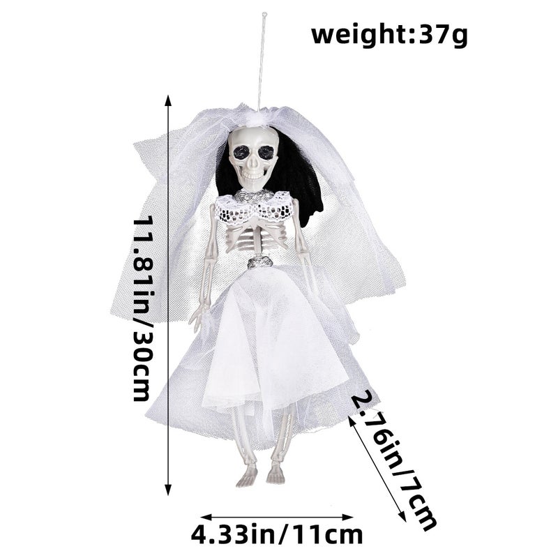 Haunted House Skeleton Bride Groom Decors Q3-7 Skeleton Bride 