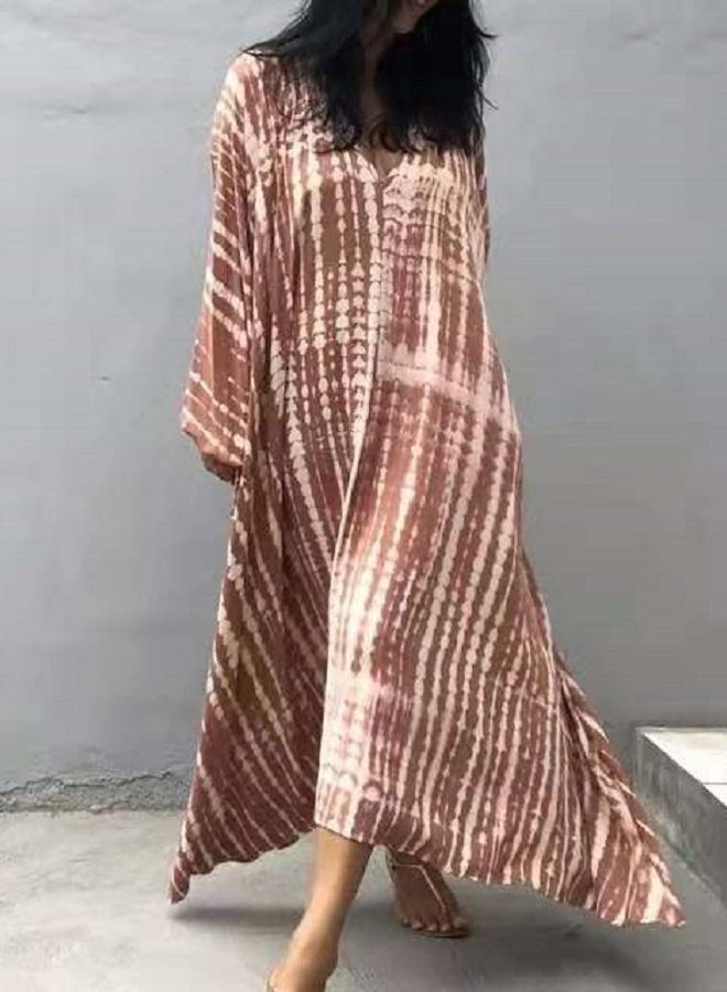 Loquat Beach Blouse Quick Drying Loose Large Gown Beach Skirt 
