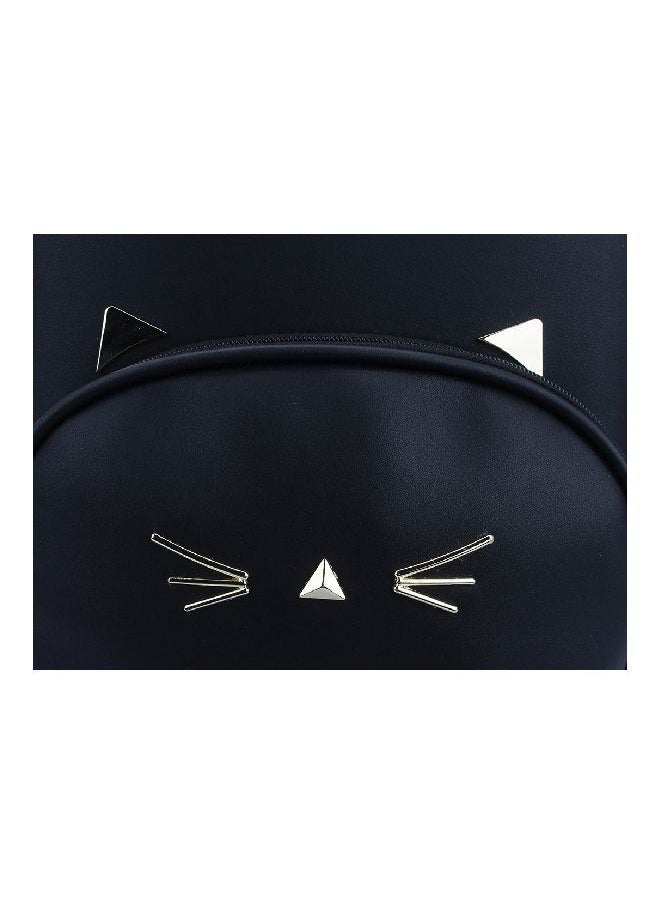 NIBEMINENT - Faux Leather Fashion Backpack Black - Image 1