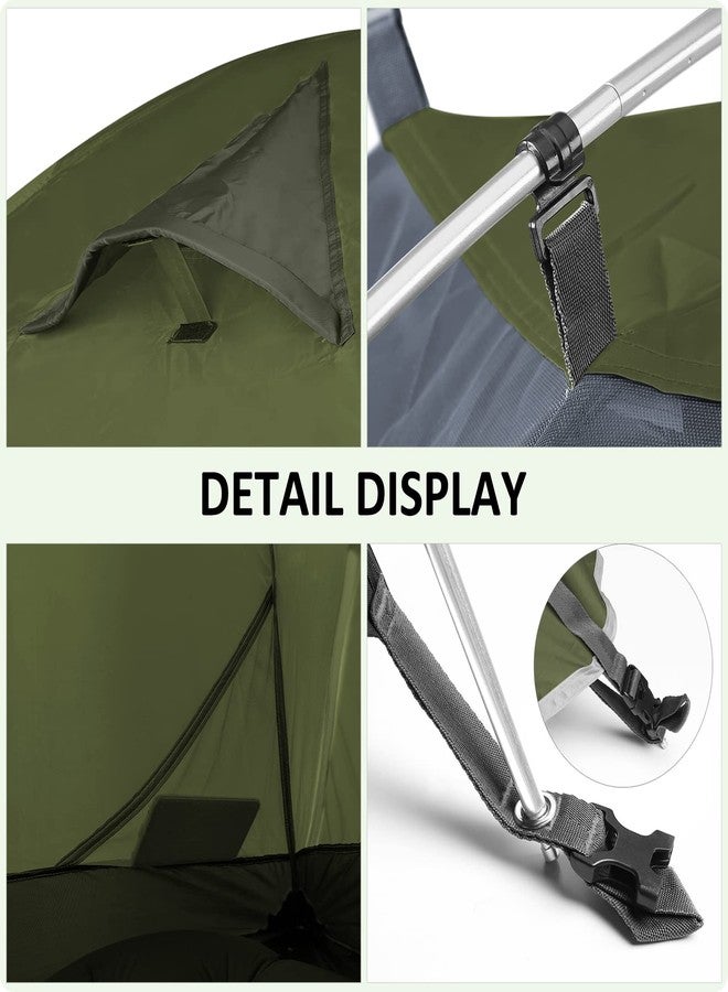 Bessport Camping Tent 1 Person Tent Waterproof Two Doors Backpacking Tent Easy Setup Lightweight for Outdoor, Hiking Mountaineering Travel - Image 5