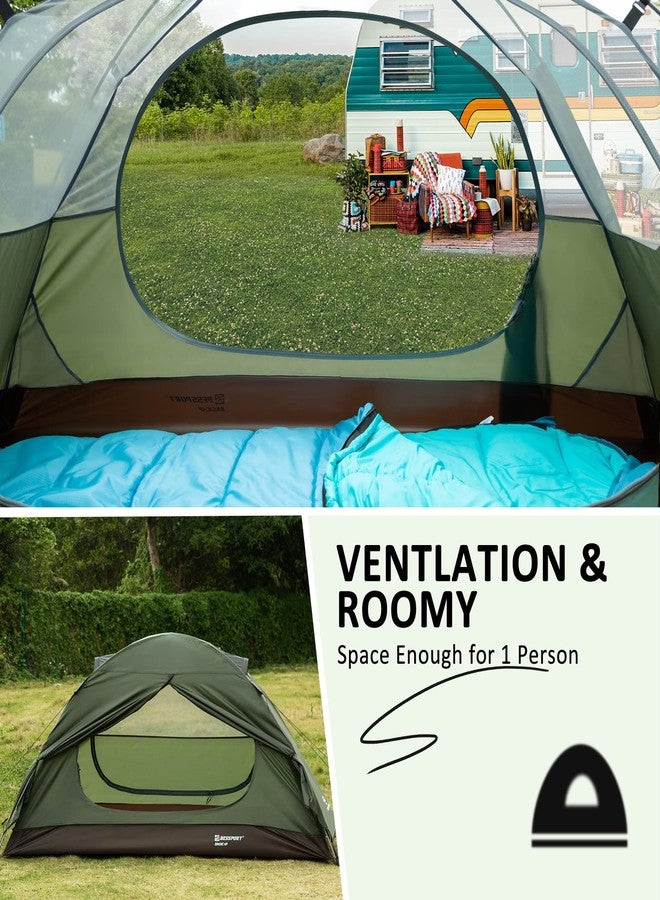 Bessport Camping Tent 1 Person Tent Waterproof Two Doors Backpacking Tent Easy Setup Lightweight for Outdoor, Hiking Mountaineering Travel - Image 4