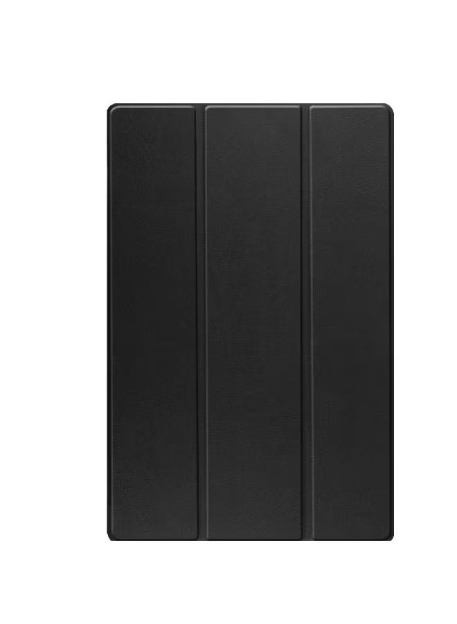 ZOOMEE Galaxy Tab S10 Ultra Case SM-X920, Ultra Slim Fit Shell Kickstand Auto Sleep Wake Smart Cover Shockproof Protective Back Cover Case for Samsung Galaxy Tab S10 Ultra 14.6",Black - Image 2