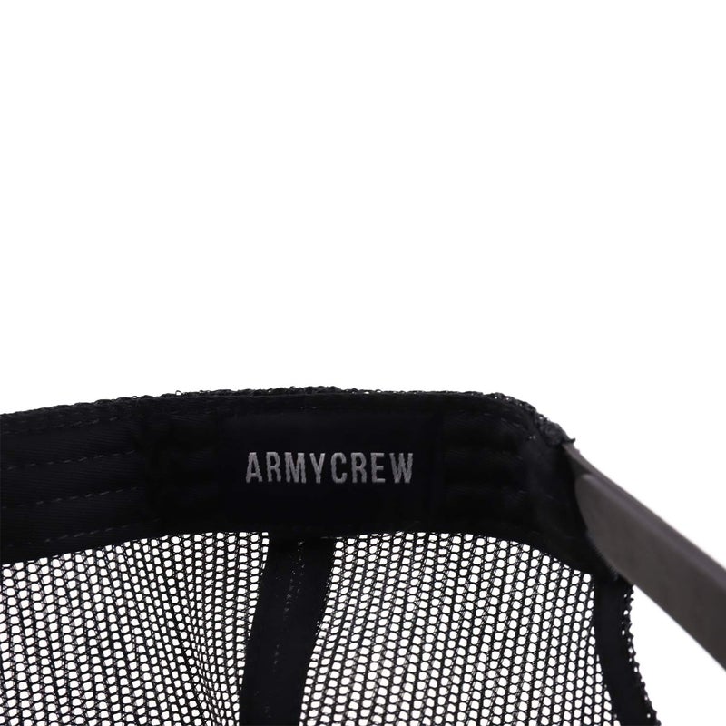Armycrew Oversize XXL Low Profile Two Tone Mesh Back Trucker Baseball Cap - Charcoal Black - 2XL - Image 4