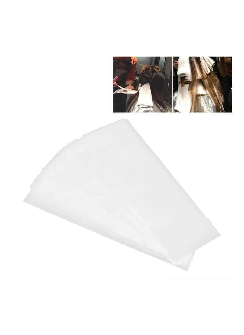 SYOSI - Hair Coloring Paper Strips, Reusable Professional Hair Highlighting Strips, Transparent Balayage Tools Ombre Hair Color, Suitable for Barber Shop and Home (100PCS) - Image 1