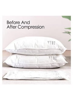 XiuWoo Vacuum Seal Storage Bags, 10 Pack Reusable Compression Bags (2 Extra Large + 2 Large + 2 Medium + 4 Small), Premium Vacuum Storage Bags with Electric Pump for Bedding, Clothes, Curtains, Pillows  - Image 2