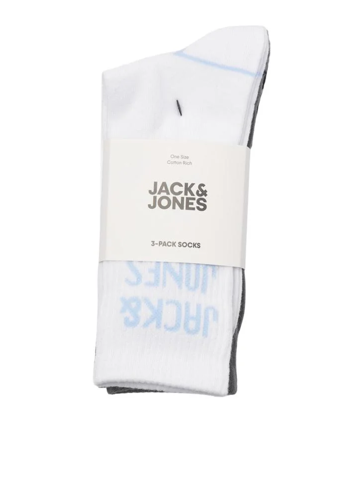 جاك اند جونز 3 Pack  Jackoper Tennis Socks