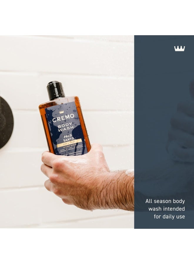 Cremo Body Wash Men, Notes of Bright Cardamom, Dry Papyrus and Aromatic Palo Santo, 16 Fl Oz - Image 5