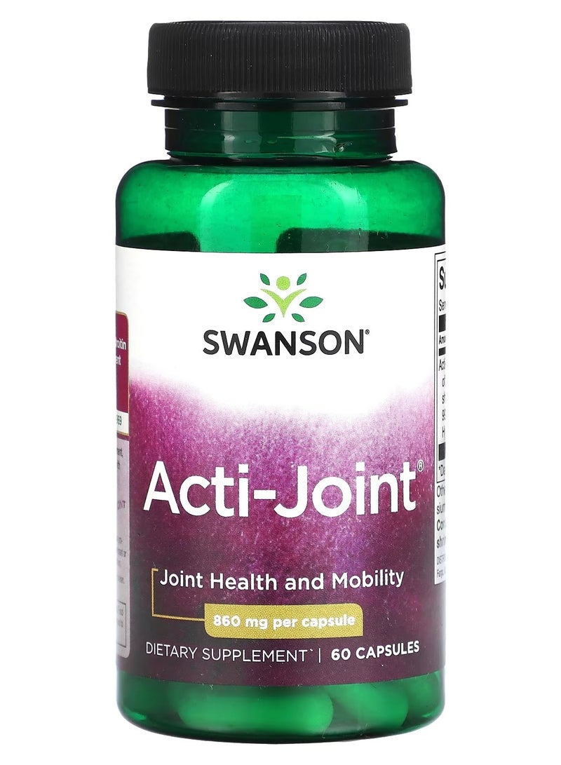 Swanson, Acti-Joint, 860 mg, 60 Capsules