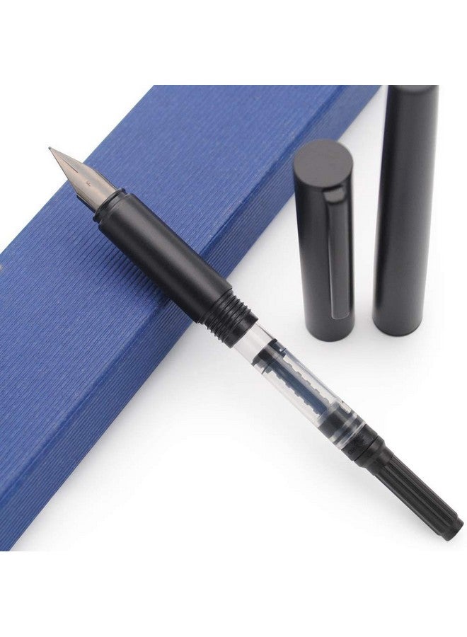 Gold Leaf Jinhao 35 Series Fountain Pen (Matte Black, Fine Nib 0.5Mm) - Image 4