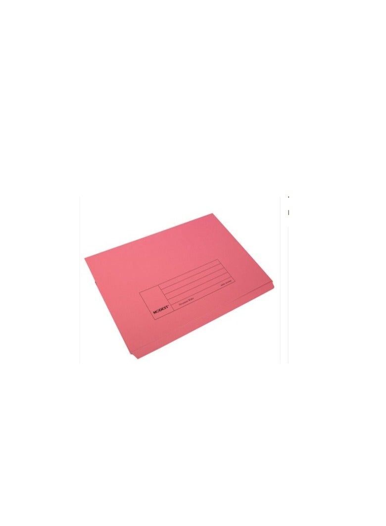 MODEST Document Wallets Pink Color, Pack of 25 Pcs, 320 gsm, F/S (210 x 330 mm) Size