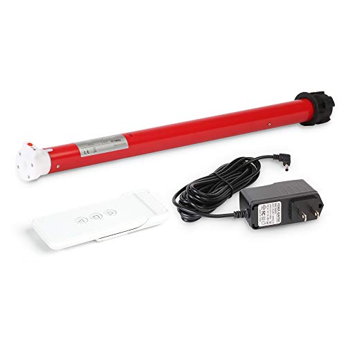 Rollerhouse Rechargeable Wireless Tubular Roller Shade Motor Kit, with Remote Control for Motorized Electric Roller Blind Shades, 1.5 inch Tube - Image 1