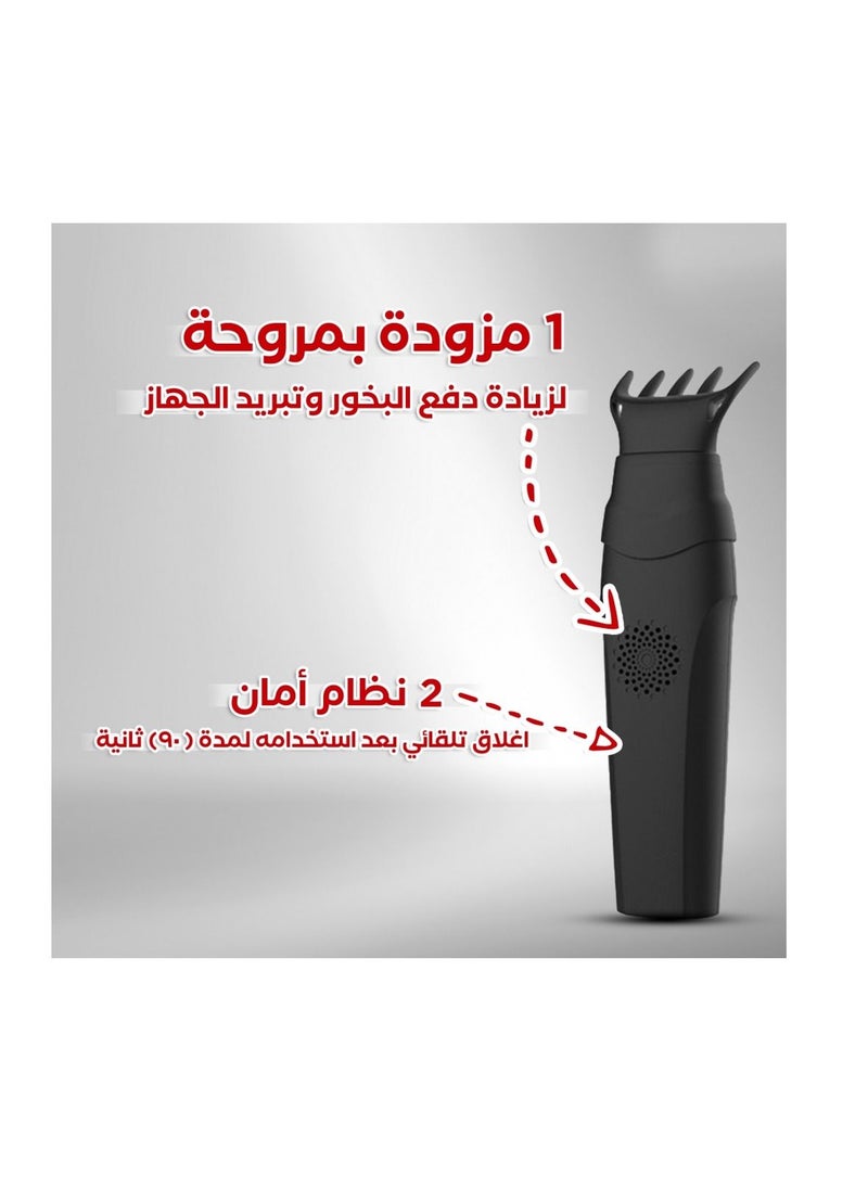 مبخرة الإلكترونية الأنيقة مع قوة تسخين هائلة و تصميم ذكي يحافظ على رائحة البخور الأصلية، مع سهولة فى الاستخدام تتميز عن الطرق التقليدية ..