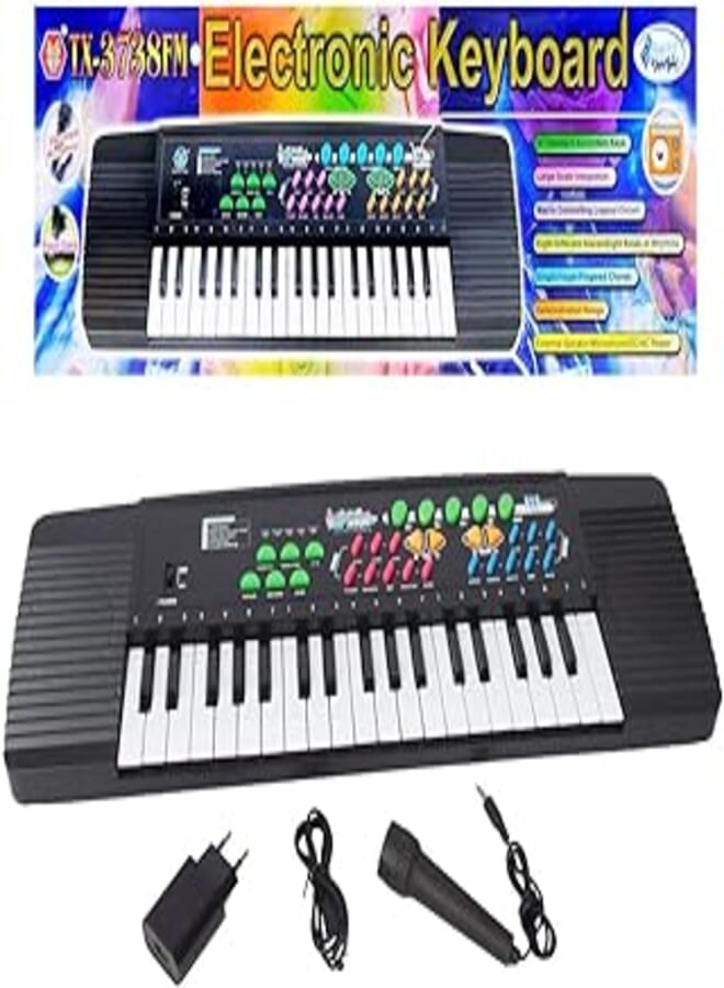 Kid Keyboard Piano - 37 Keys Keyboard Piano Kids Multifunction Music Educational Instrument Toy Keyboard Piano for 3, 4, 5, 6, 7, 8 Girls and Boys