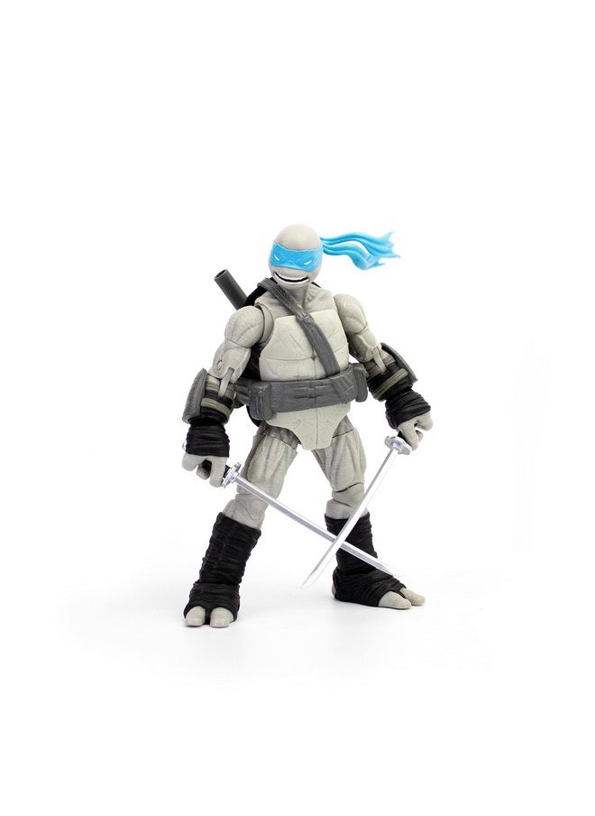 The Loyal Subjects - Teenage Mutant Ninja Turtles Bst Axn Idw Comic Inspired 'Black & White' 5-Inch Action Figure 4-Pack - Image 1