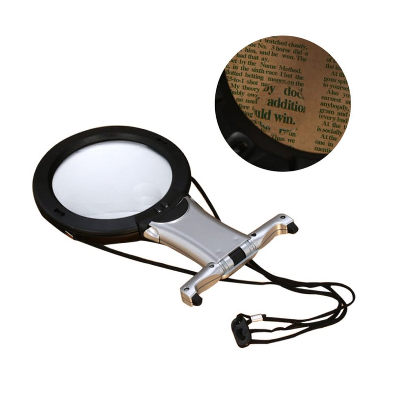 LED Magnifying Glass with Light for Reading Jewelry Repair Desk Hanging Magnifier Seniors - Image 2