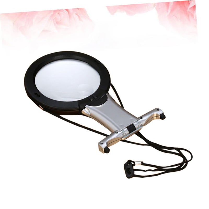LED Magnifying Glass with Light for Reading Jewelry Repair Desk Hanging Magnifier Seniors - Image 3